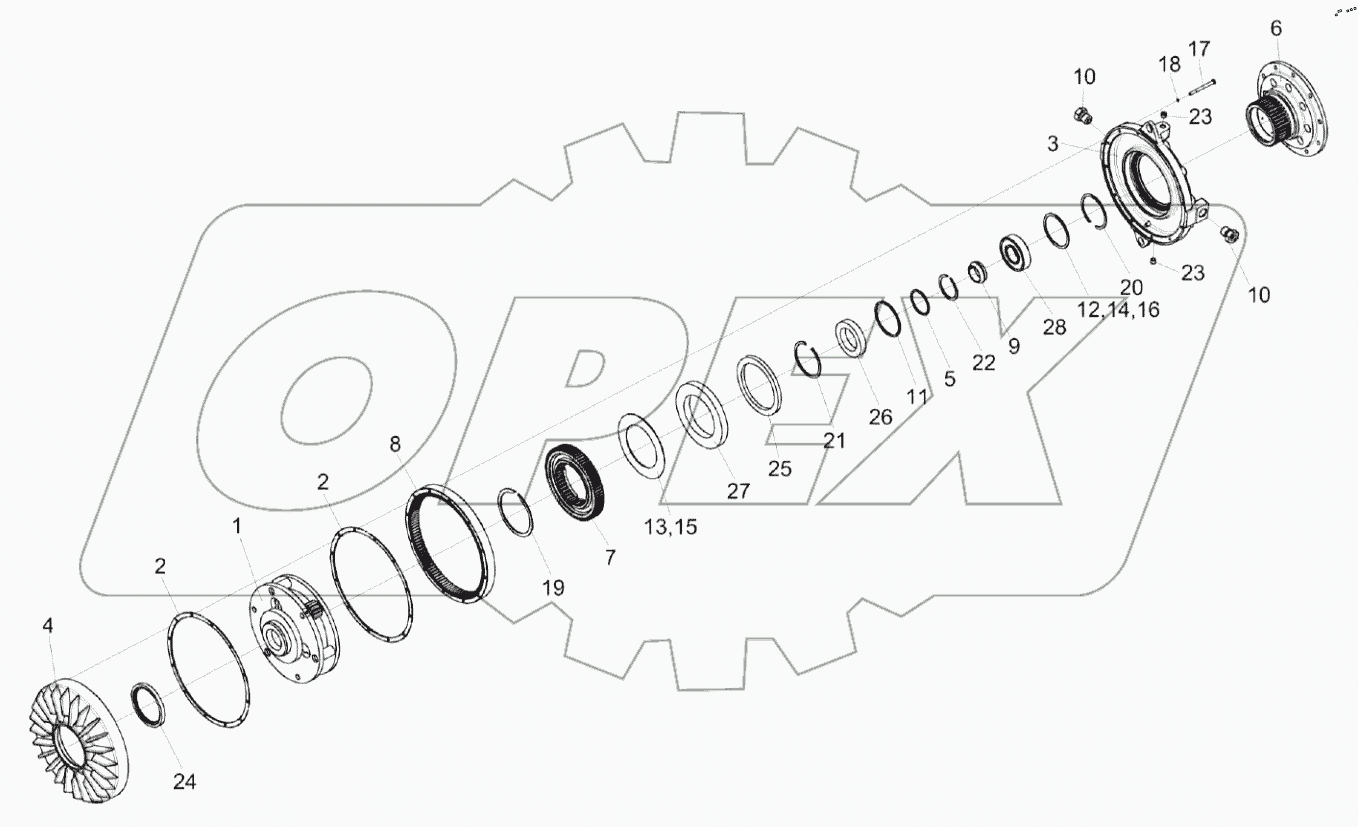  Редуктор КЗК-12-0123000