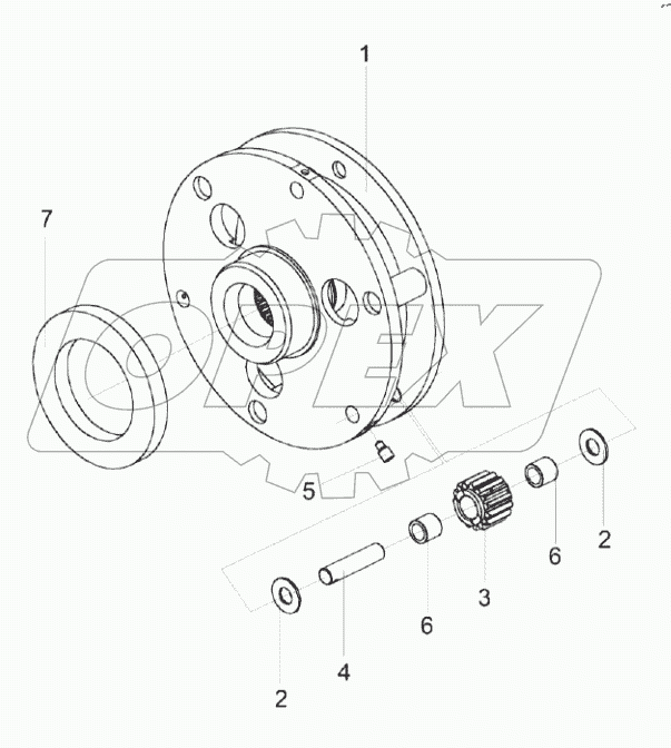  Водило КЗК-12-0123020