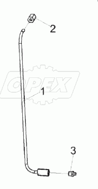  Маслопровод КЗК-7-0102360