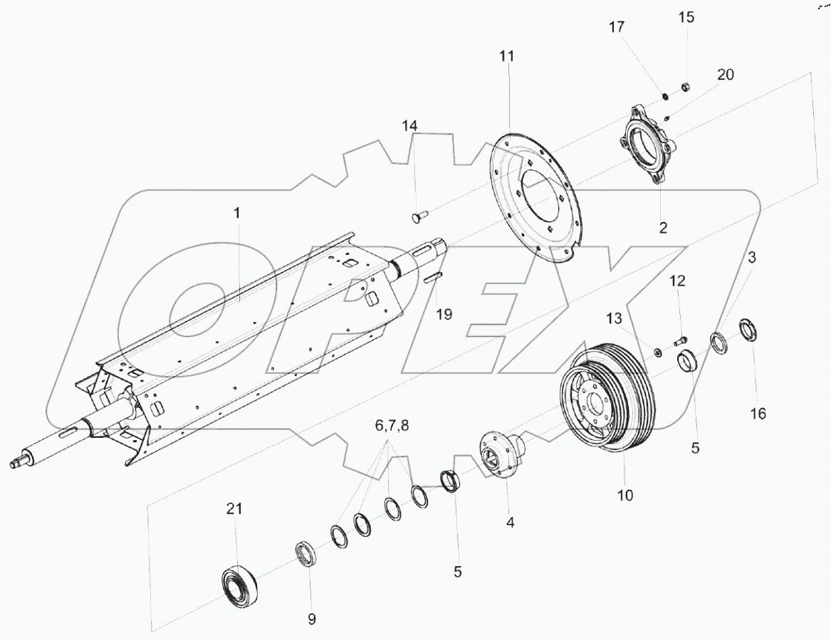  Битер отбойный КЗК 0105500