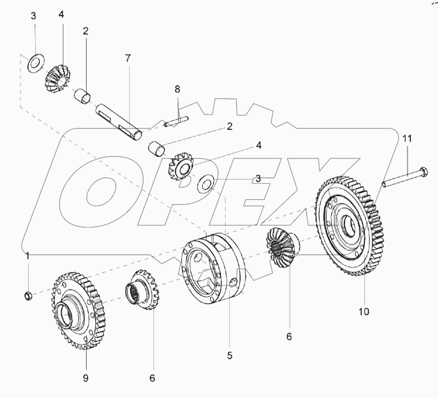  Дифференциал 3518020-43190