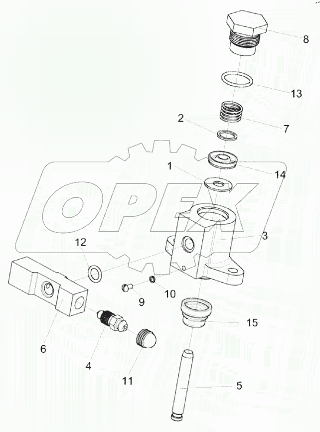 Гидроцилиндр КЗК-12-0107200-01