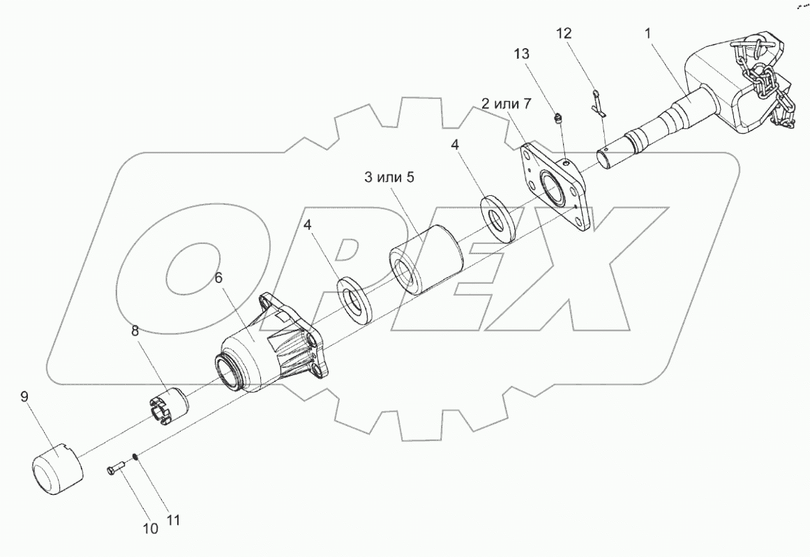  Устройство прицепное КИС 0122000А