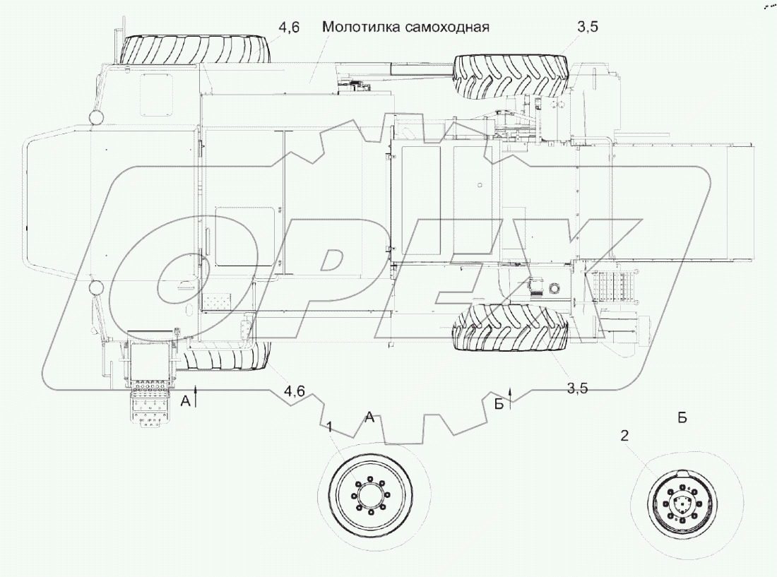  Установка колес КЗК-8-6-0111100