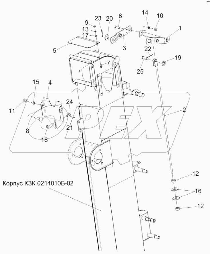  Элеватор зерновой КЗК 0214000В-02