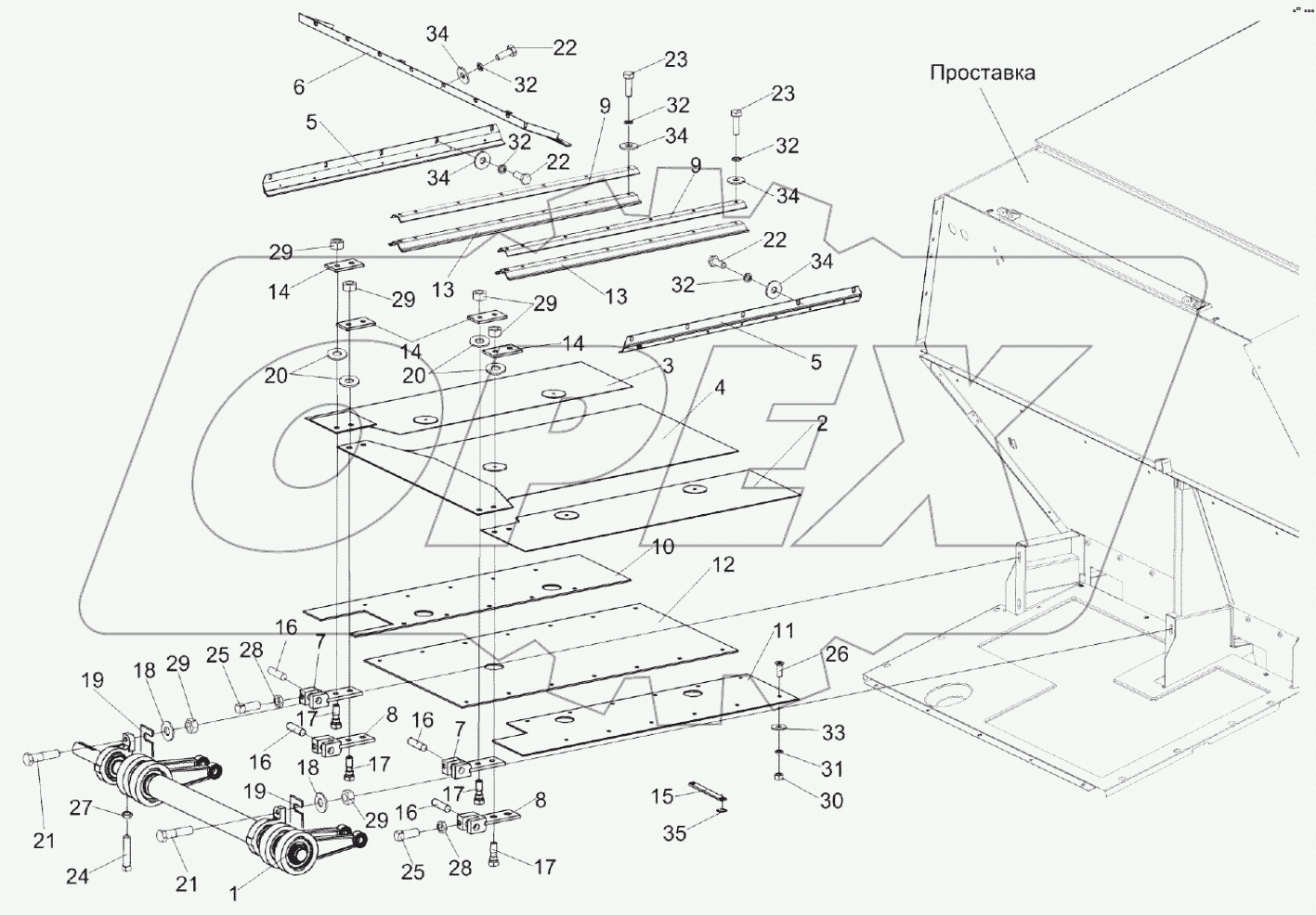  Установка вибродна КЗК-7-0226000