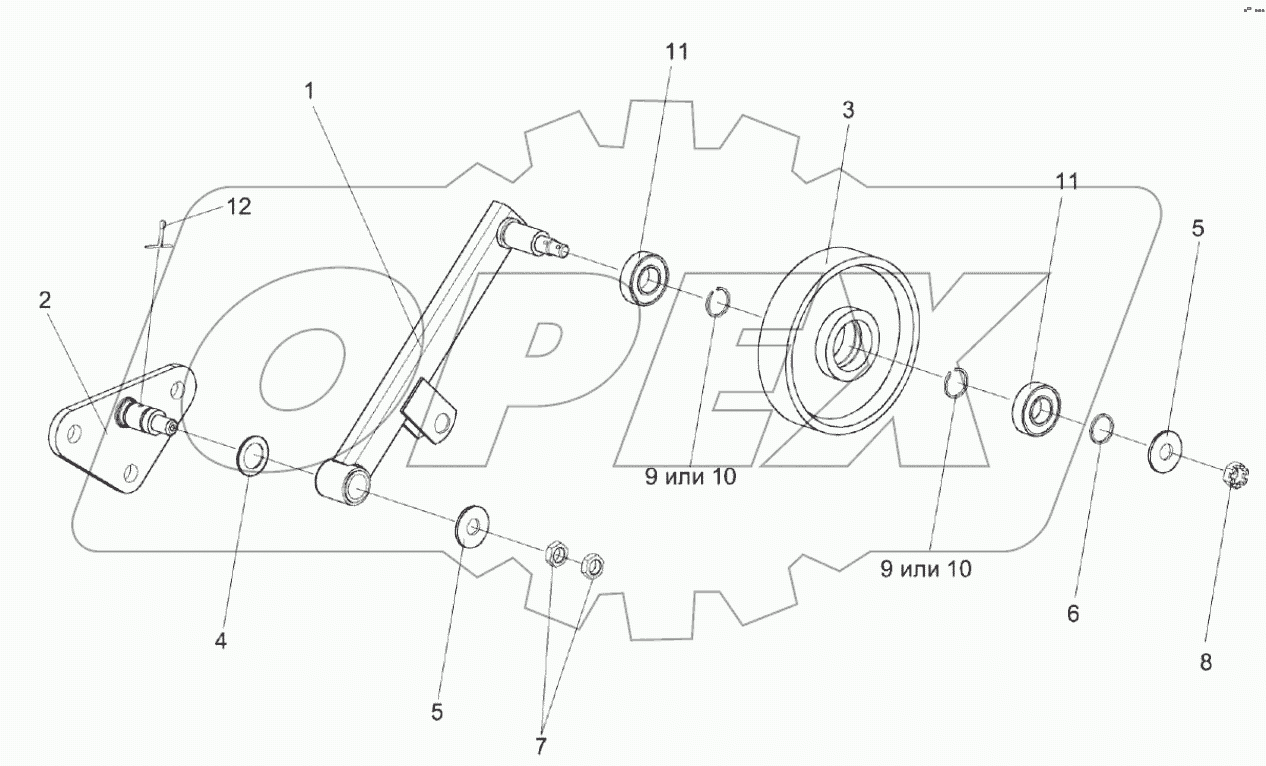  Рычаг КЗК 0223010