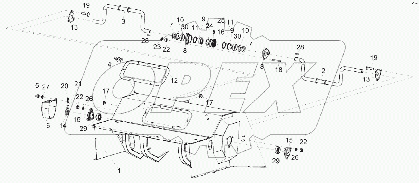  Капот КЗК-8К-2-0400080