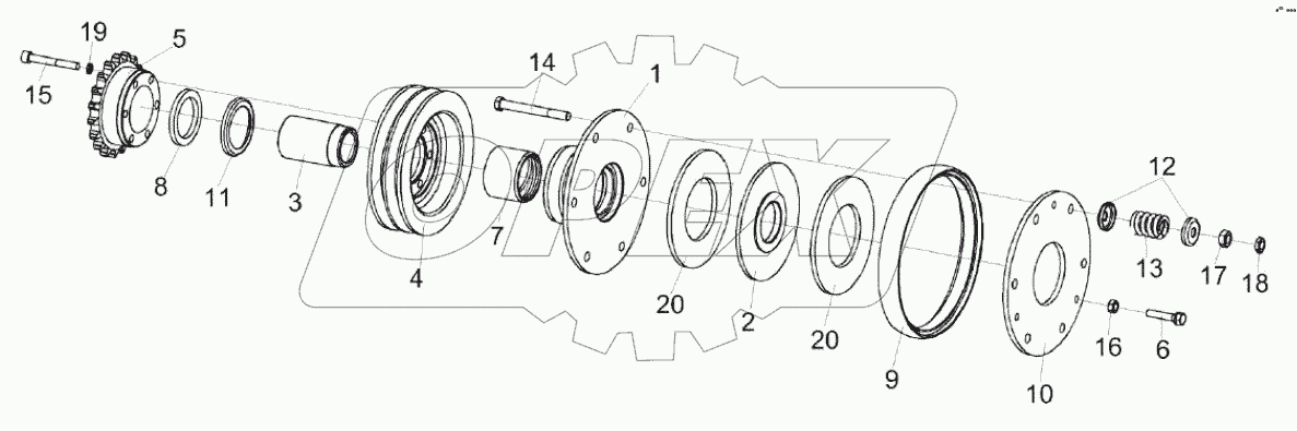  Муфта КЗК-8К-0400320