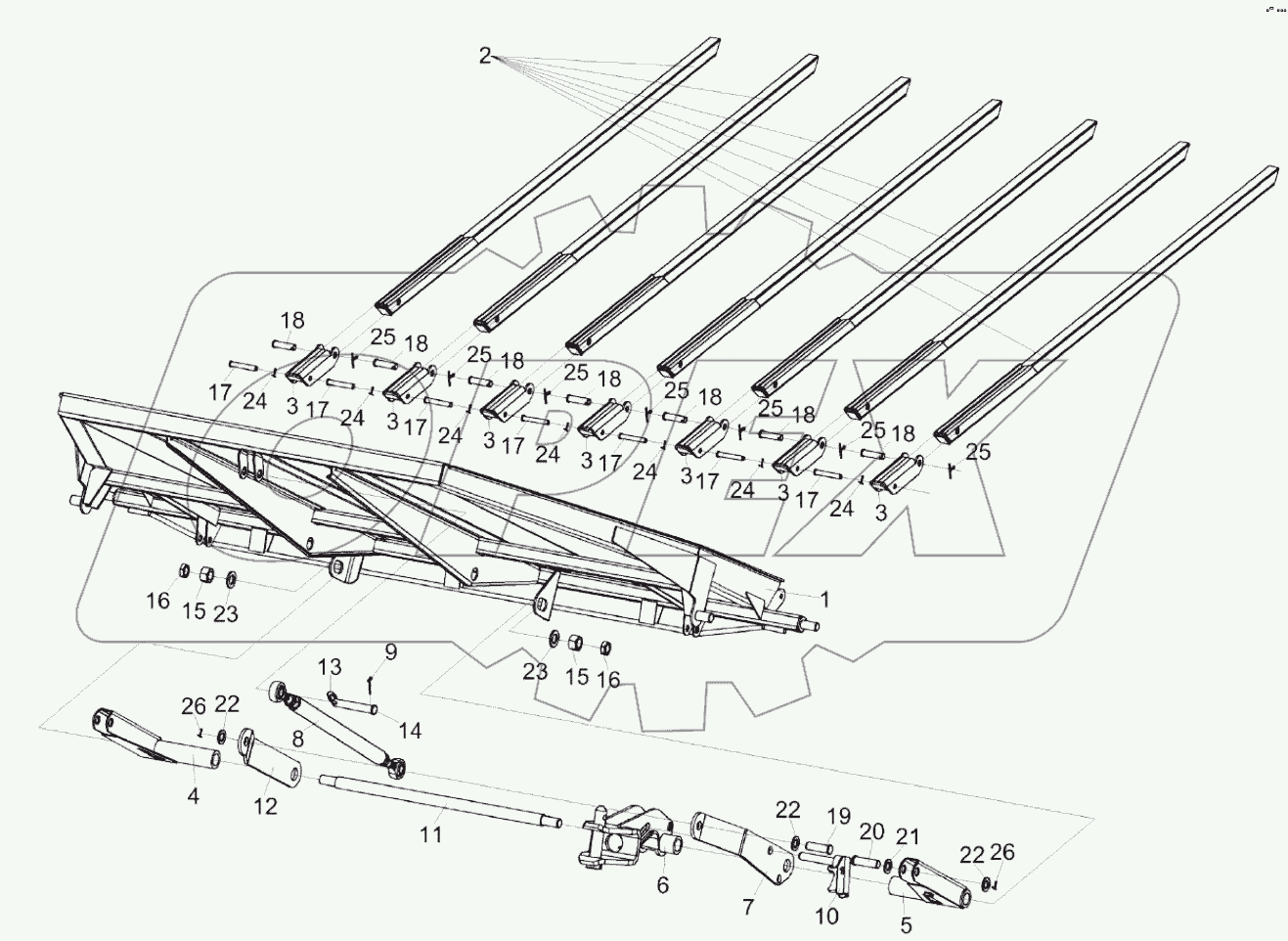  Днище КЗК-8К-0400160