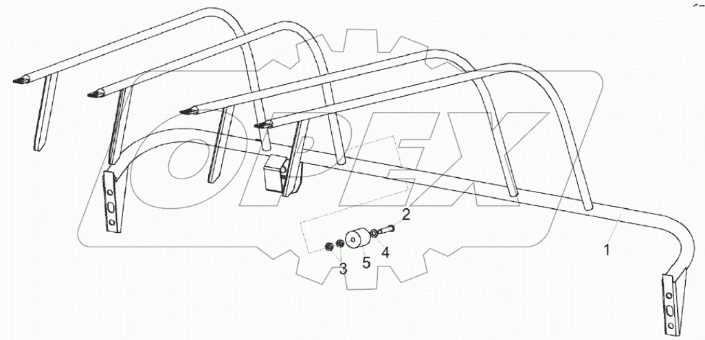  Ограждение КЗК-8К-0400130