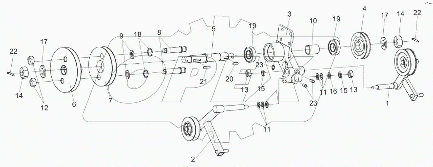  Контрпривод КЗК 0112080А