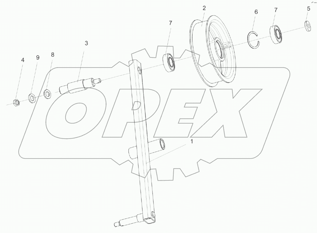  Рычаг КЗК 0112180А