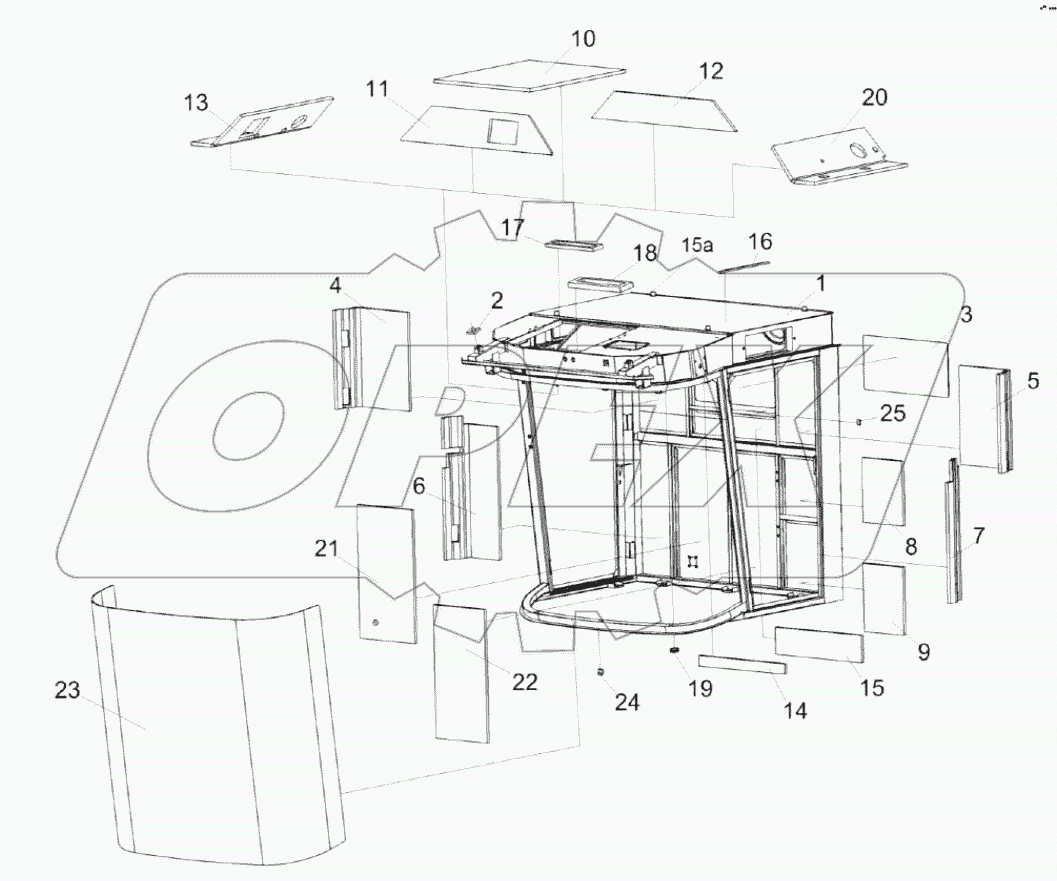  Каркас КЗК-3219-0120020