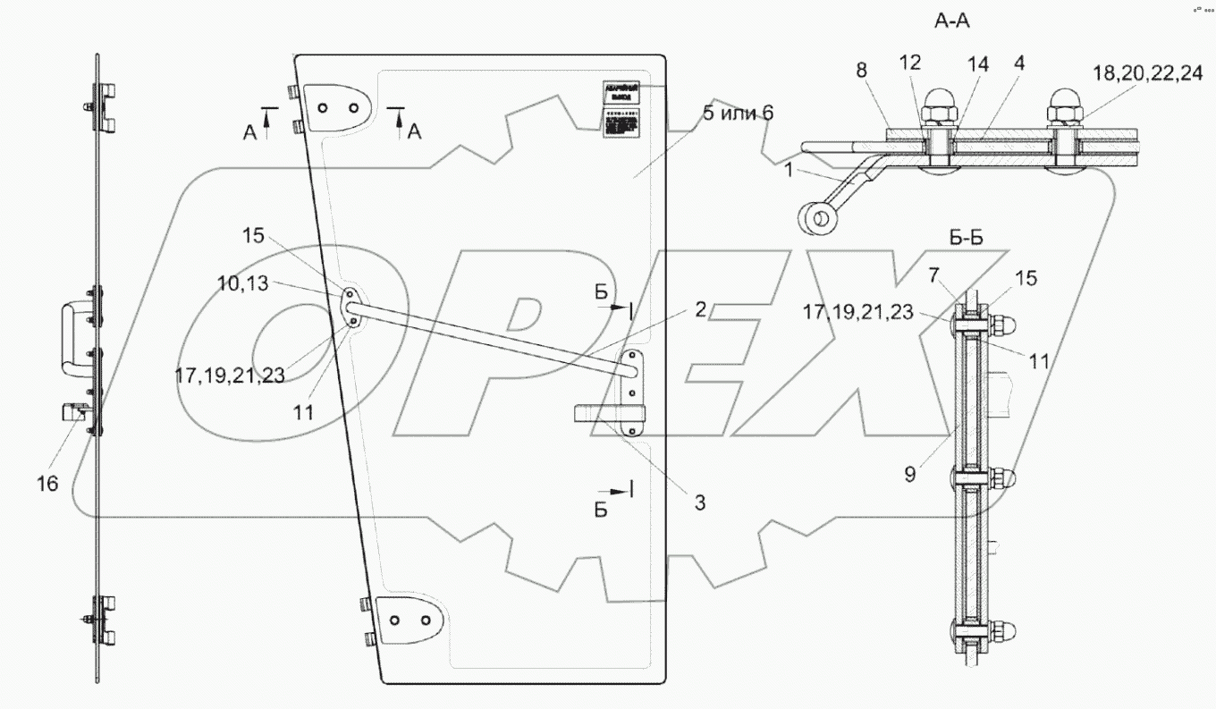  Дверь КЗК-3219-0120130