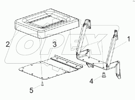  Cиденье дополнительное КВС-1-0129660