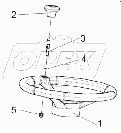  Колесо рулевое КЗК-12-0122300