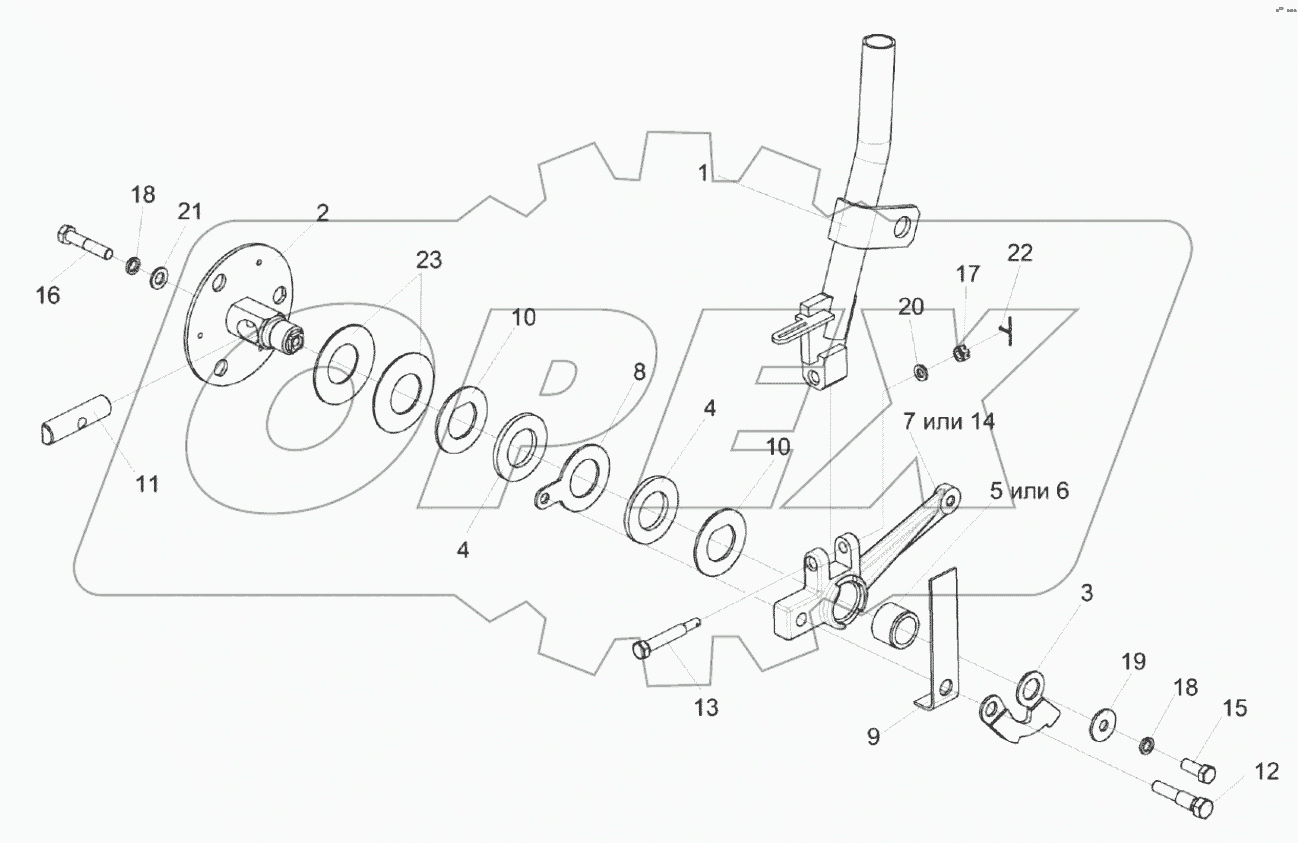  Рычаг КЗК-3219-0119920