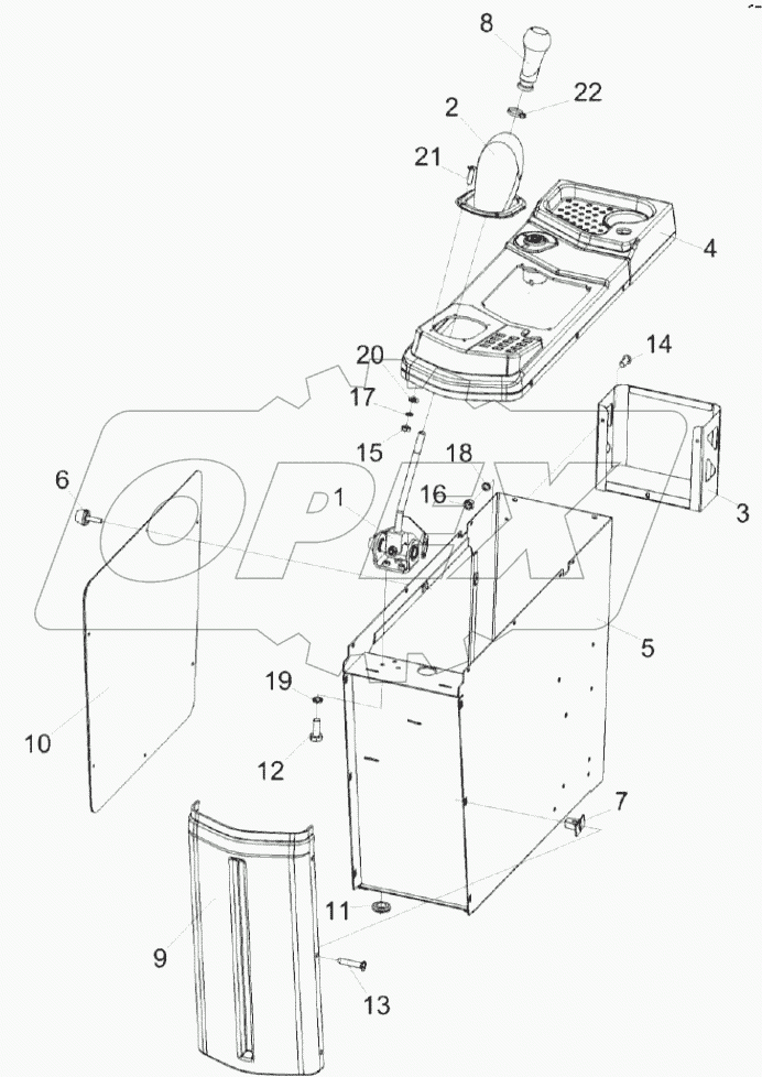  Пульт управления КЗК-3219-0119500
