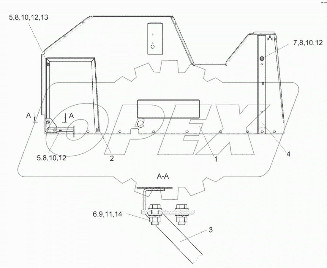  Панель КЗК-8К-0128270