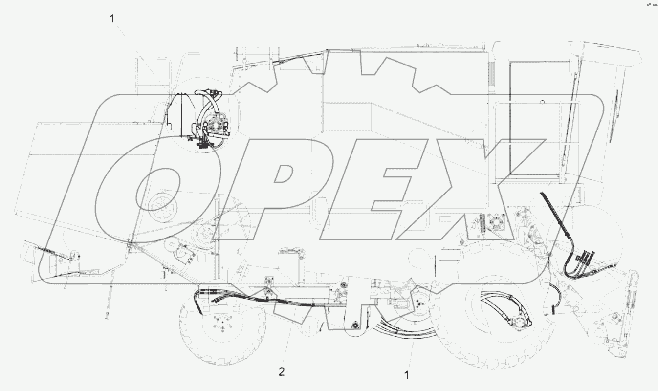  Гидросистема КЗК-8К-0600000-04