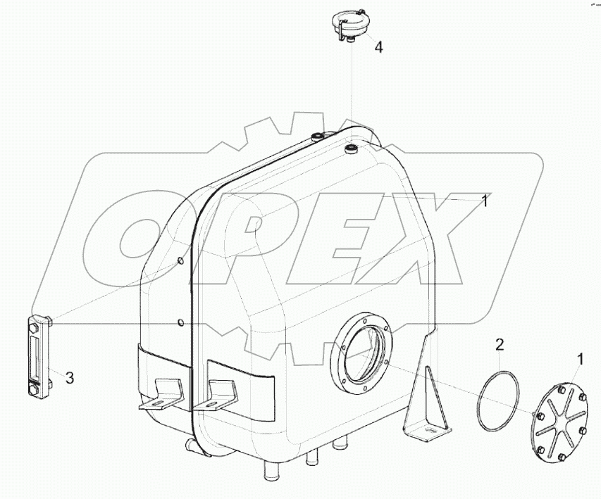  Бак масляный КЗК 0601010А-01