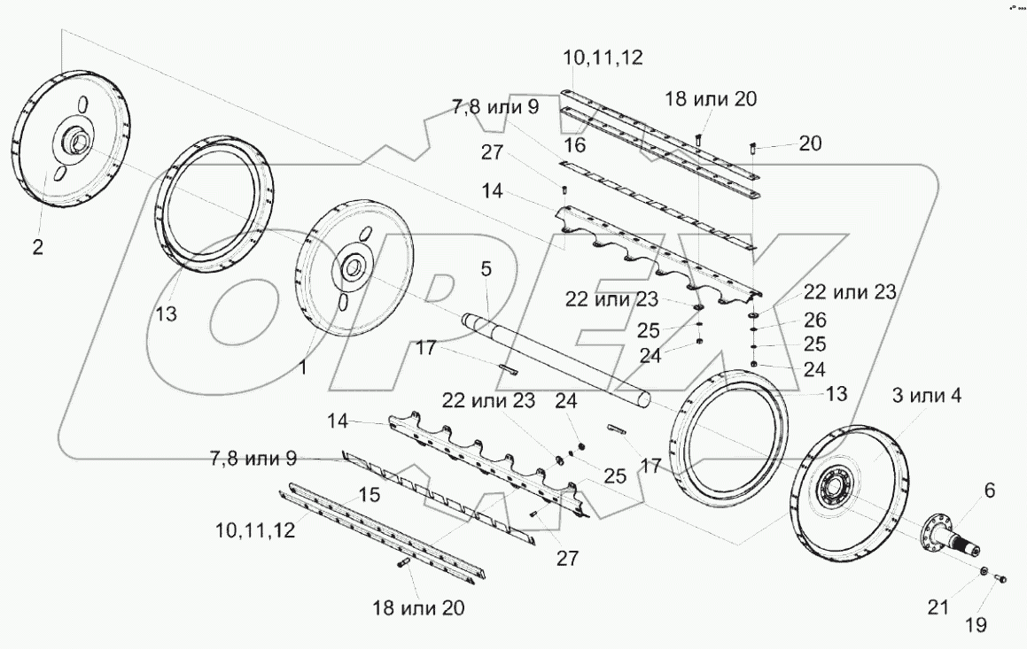  Барабан молотильный КЗК-8А-0104000
