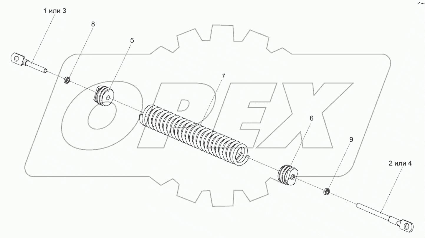  Пружина КЗК 0125050
