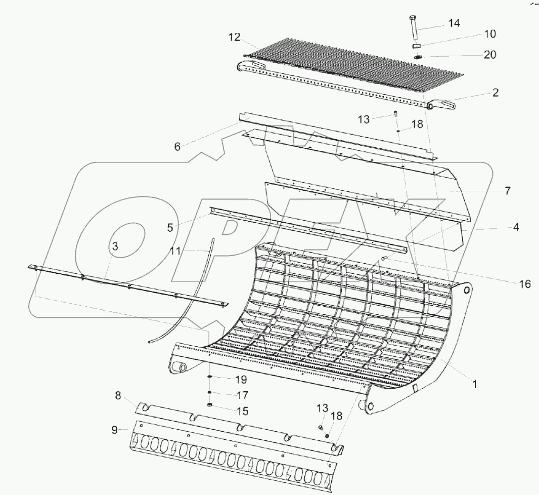  Подбарабанье КЗК 0103000-01