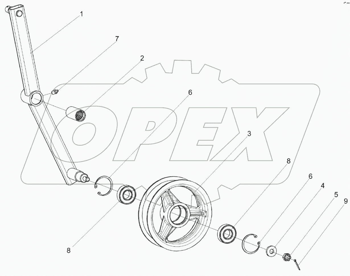  Рычаг КЗК 0202400В