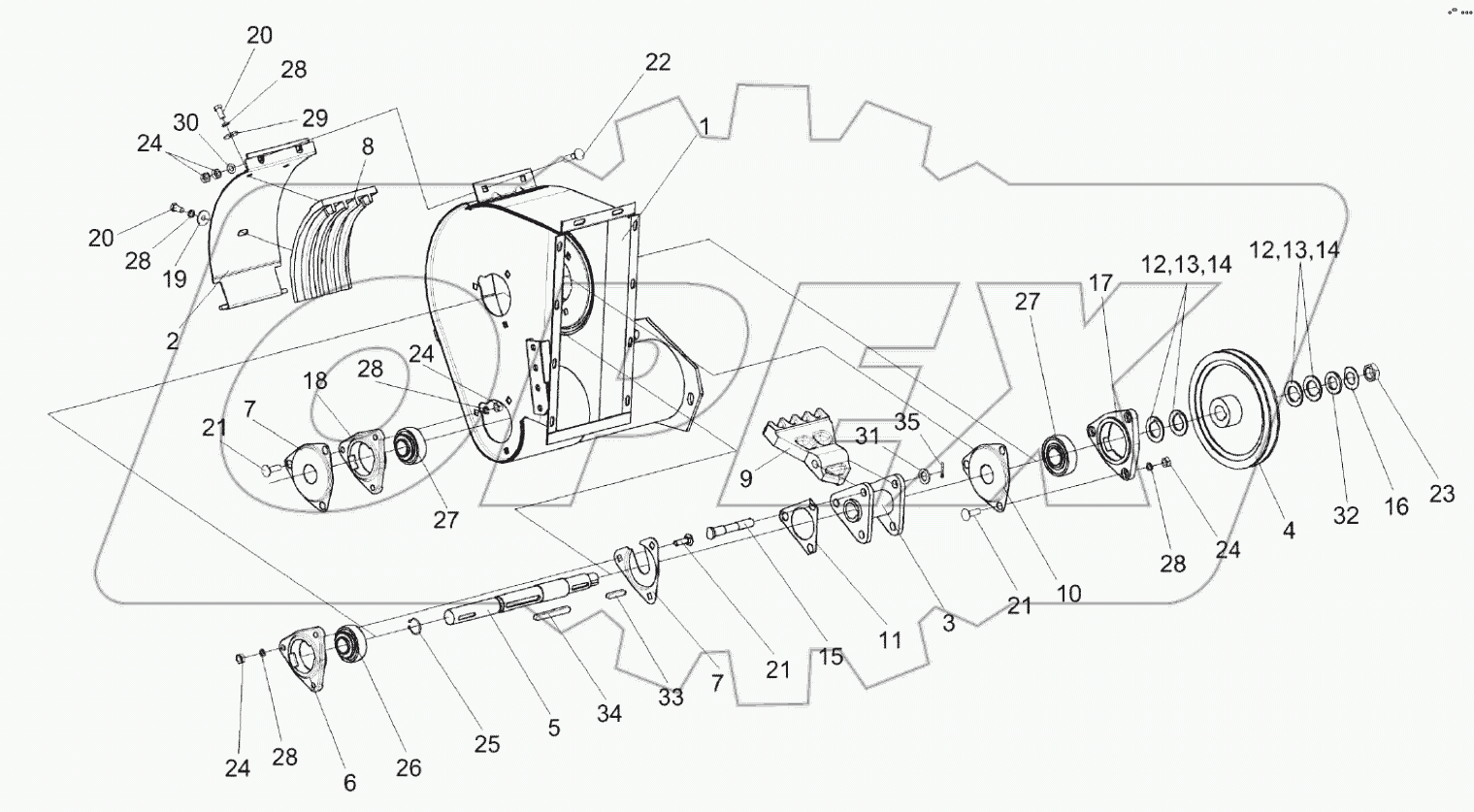  Устройство домолачивающее КЗК 0207000В