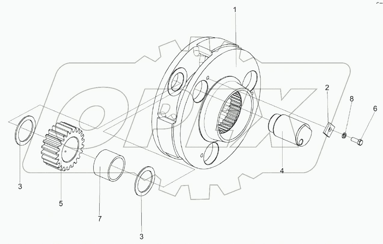  Водило МК-23М.03.160