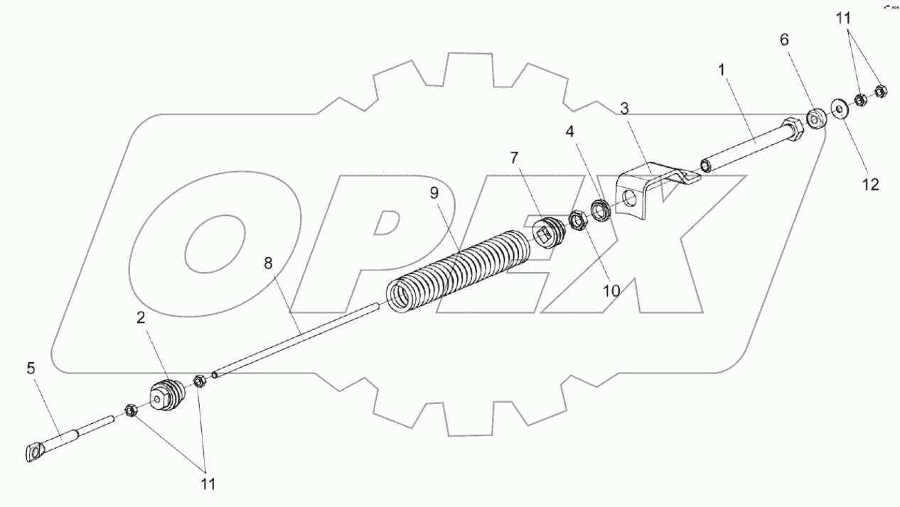  Пружина КЗК 0100580А