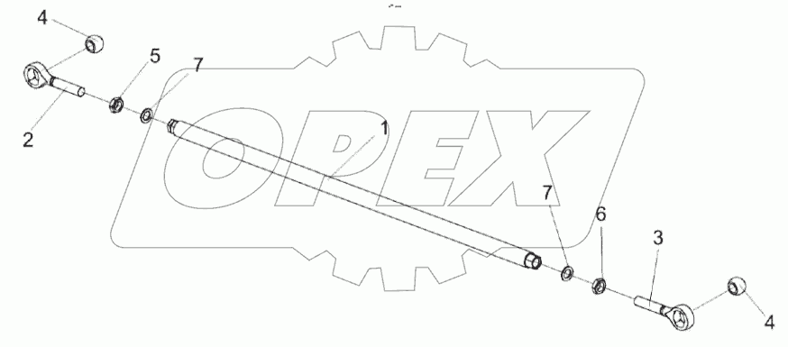  Тяга КЗК 0100560-03