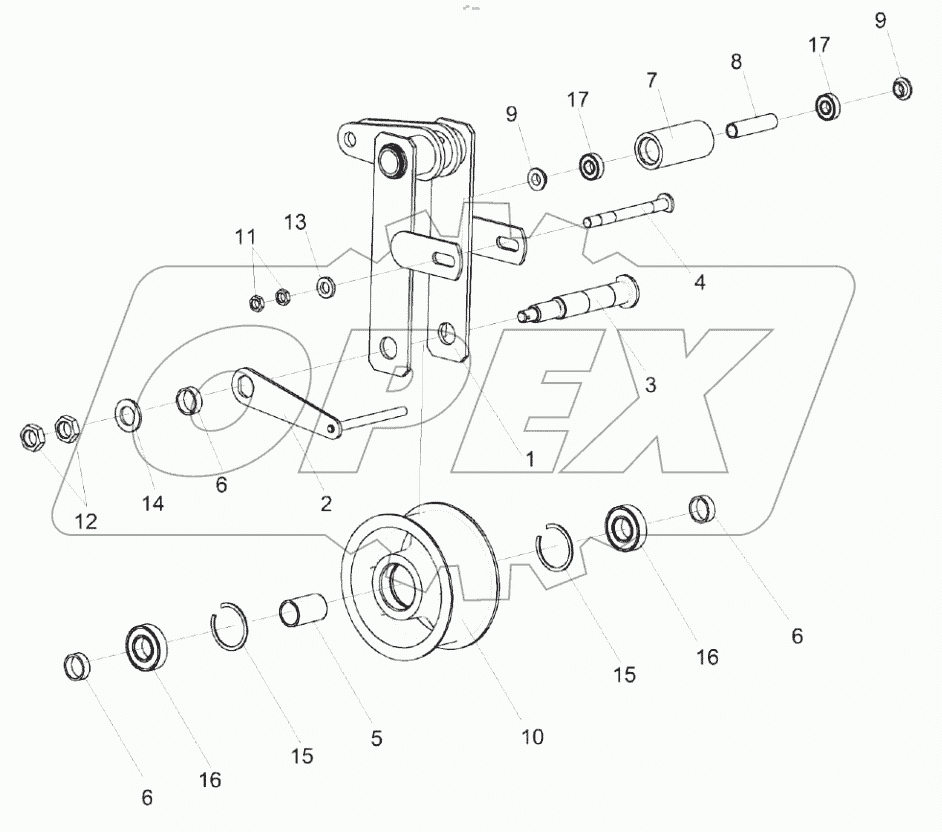  Рычаг КЗК 0220170
