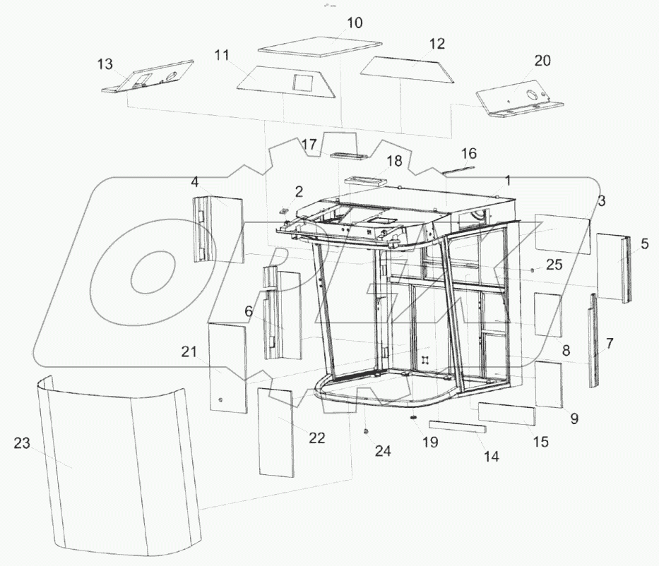  Каркас КЗК-3219-0120020