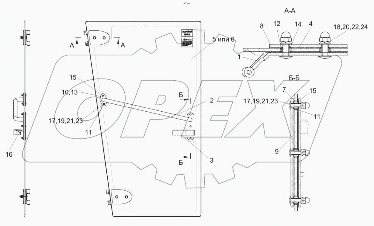  Дверь КЗК-3219-0120130