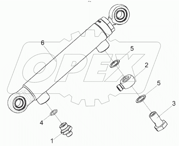  Гидроцилиндр КЗК-8-0602500