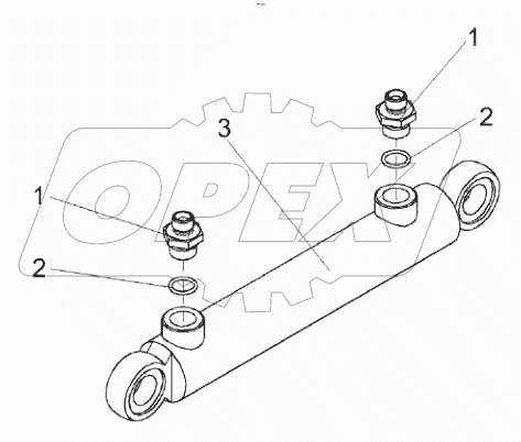  Гидроцилиндр КЗК-12-0602310