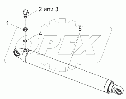  Гидроцилиндр КЗК 0602290-01