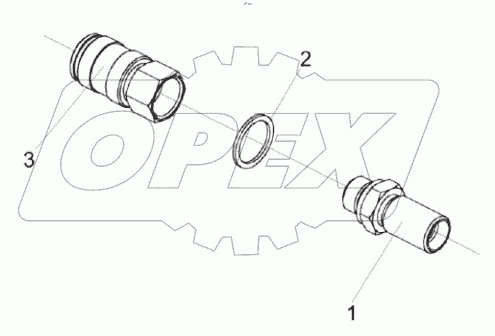  Пневмовывод КНС-6028-0180110
