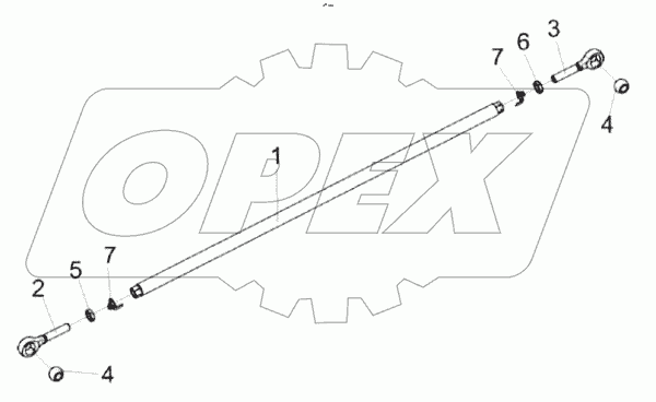  Стяжка КЗК 0100150А