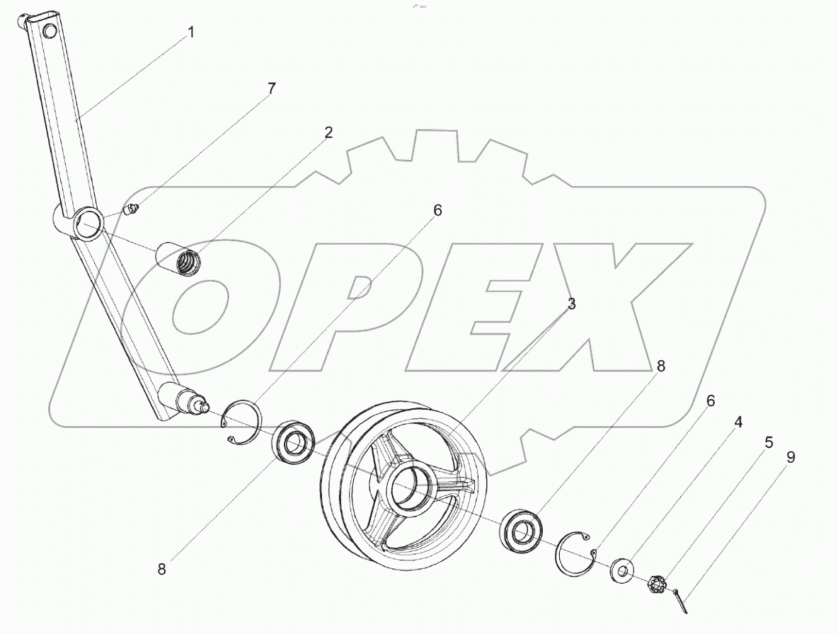  Рычаг КЗК 0202400В