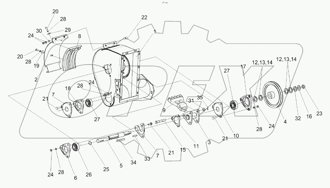  Устройство домолачивающее КЗК 0207000В