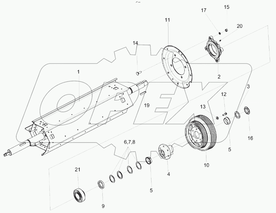  Битер отбойный КЗК 0105500