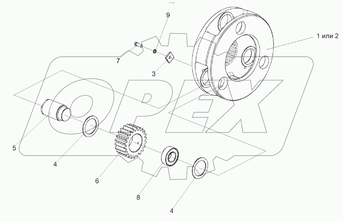  Водило КЗК-10-0107210