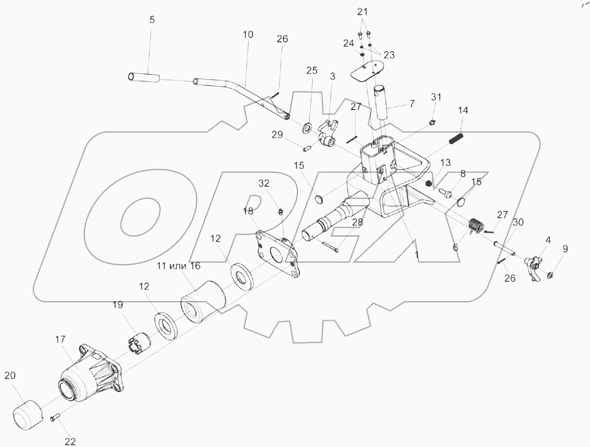  Устройство тяговое КЗР 0232000
