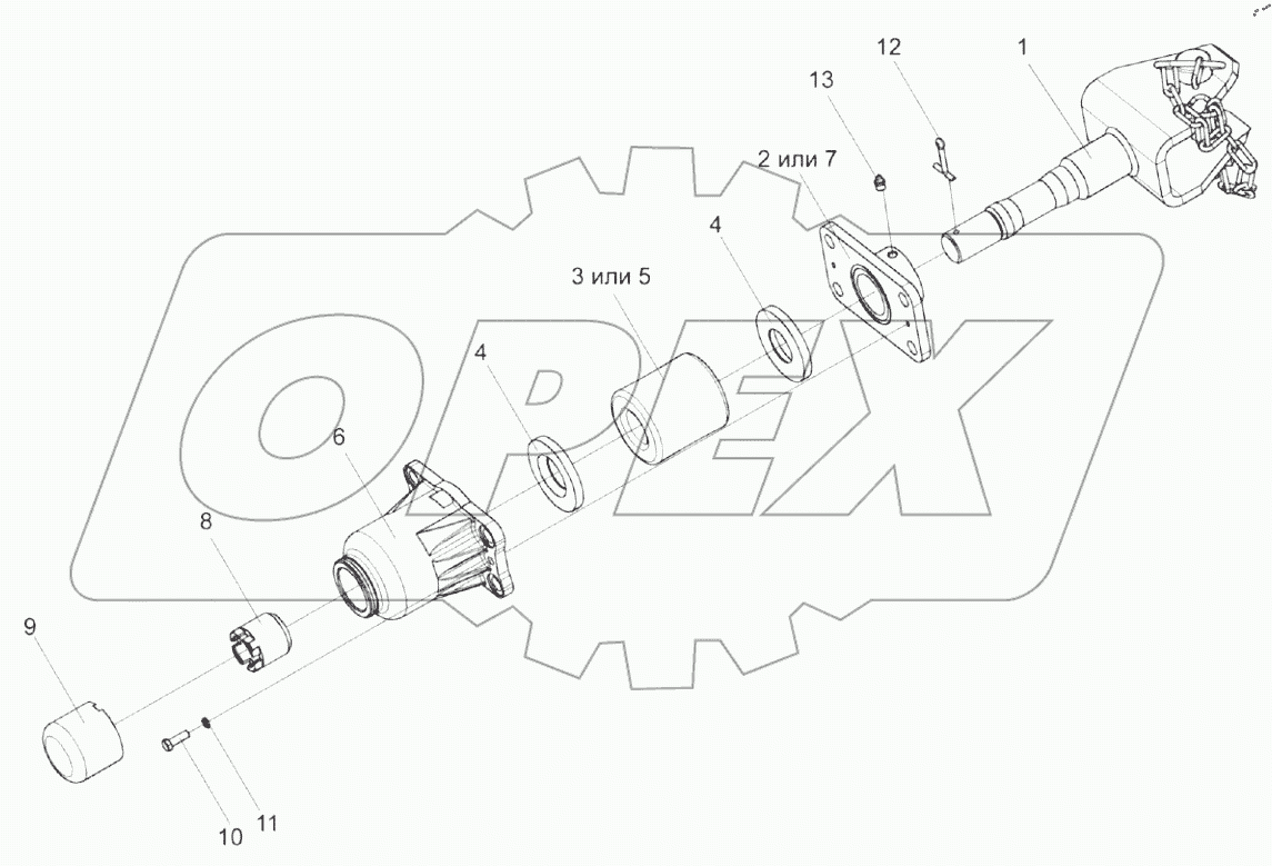  Устройство прицепное КИС 0122000А