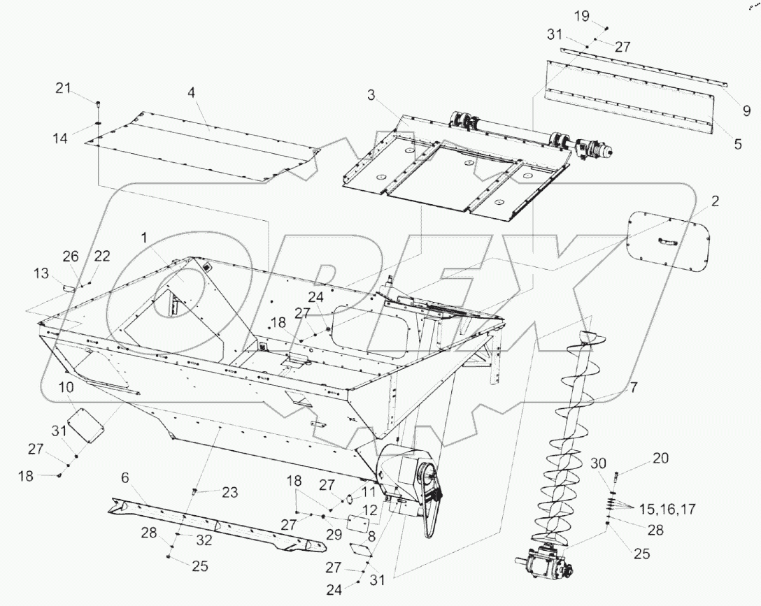  Бункер КЗК-12А-1-0203000-01