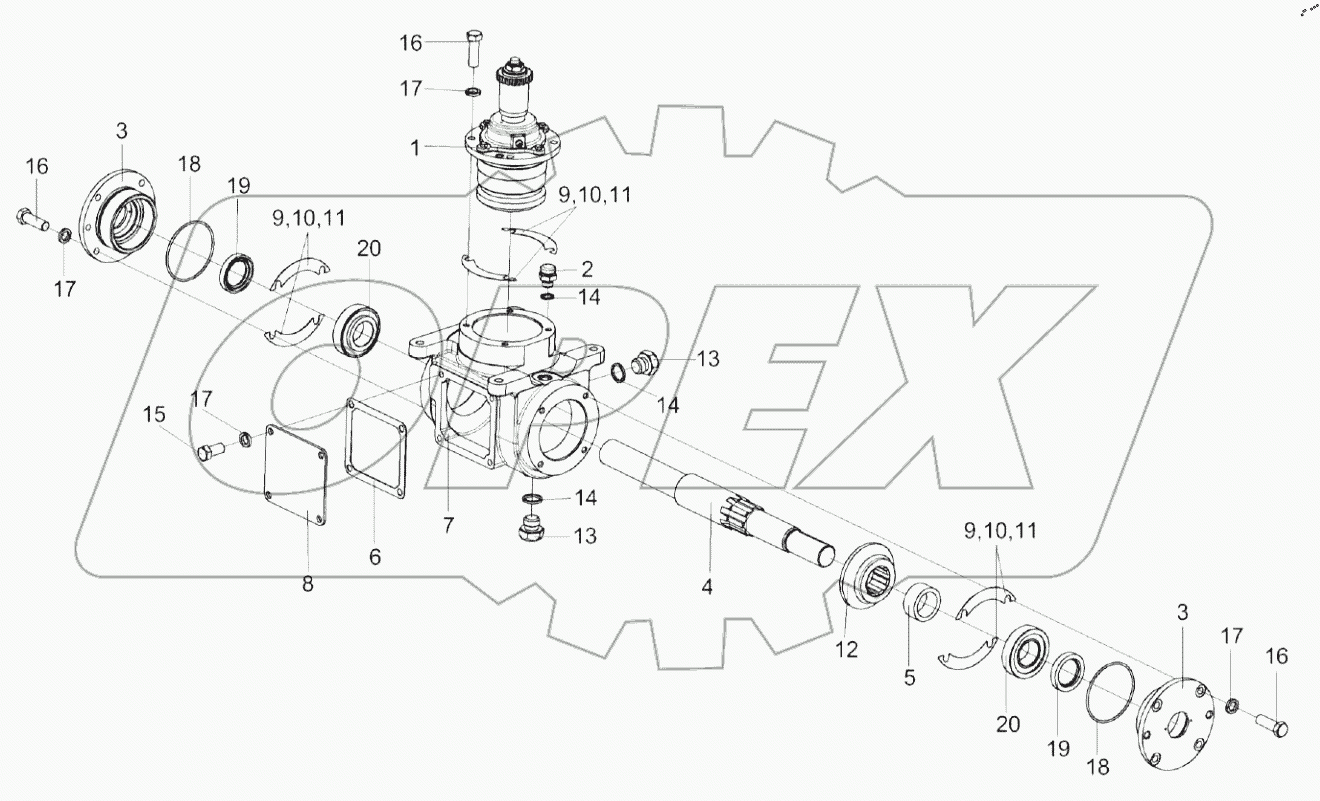  Редуктор КЗК-12-0209100-02